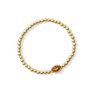 NEW KENDRA SCOTT women's football stretch bracelet in gold